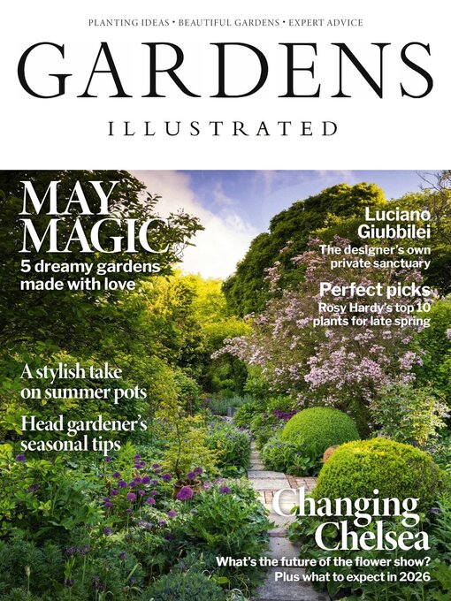 Cover image for Gardens Illustrated Magazine